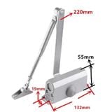  Tay co thủy lực tay hơi đẩy cửa góc có điểm dừng 90 / 180 độ ( cùi chỏ cửa,) - dc2097 