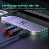  HUB USB 2.0 Cao Cấp - Mở Rộng Kết Nối Dễ Dàng Cho Laptop và PC - DC5161 