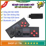  Bộ điều khiển trò chơi điện tử 4 nút máy chơi game cầm tay không dây mini tích hợp 620 trò chơi 8 bit đầu ra AV /HDMI 