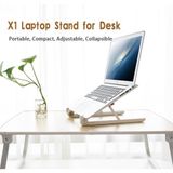  Giá đỡ laptop Đế tản nhiệt laptop macbook nhôm gấp gọn 6 cấp độ điều chỉnh 