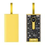  Sạc Dự Phòng Trong Suốt 66W - Hỗ Trợ PD Sạc Nhanh, Cáp Đi Kèm, Nhẹ 