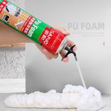  Keo bọt nở SANO PU FOAM 960ml siêu dính hàng loại 1 siêu trắng, nhanh khô kèm vòi- dc5306 