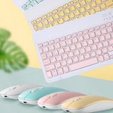  Bộ bàn phím chuột không dây mini bluetooth cho máy tính bảng ,táo,máy tính, điện thoại di động 