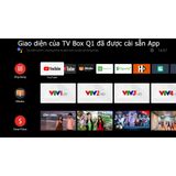  Tivi Box Q1 Android TV 12 Crack Điều Khiển Giọng Nói 200 Kênh Miễn Phí Wifi Kép Bluetooth RAM 2GB+8G 