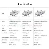  Bộ chia hub 4 cổng USB 3.0 dạng kẹp vỏ nhôm Orico MH4PU / MH2ACU3 