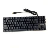  Bàn phím cơ DIVIPARD 87 phím, bàn phím máy tính chơi game có dây Led RGB 30 Chế Độ Khác Nhau -DC4762 