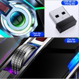  Chuột không dây chuyên GAME  Sạc Pin - Kepos G80 / YINDIAO A5 Led RGB Led 7 màu - CỰC ĐỘC - Tặng lót chuột -DC3947 