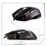  Chuột Chơi Game Có Dây Cho Game Thủ Dragon Backlit Glow 2400 DPI -dc1250 