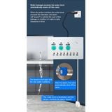  Cảm biến rò rỉ nước có van ngắt DN25, bảo vệ chống tràn bằng âm thanh AC100-240V 