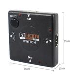  Hộp chuyển đổi HDMI vào 3 ra 1 (Đen) -dc631 