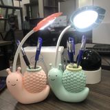  Đèn bàn LED tích điện có giá để điện thoại cổng sạc USB đèn học chống cận 