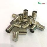  1 chiếc - Rắc cắm TV ăng ten Đầu DVB Đầu kỹ thuật số mặt đất 9.5mm bẻ góc 90 độ -dc4369 
