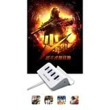  Bộ chia 4 Cổng USB OTG HUB THIẾT BỊ KẾT NỐI ĐIỆN THOẠI VỚI BÀN PHÍM VÀ CHUỘT CHƠI GAME MOBILE 