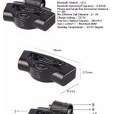  Bộ điều khiển kiêm Loa cho xe hơi không dây Bluetooth BT-8109B -dc1302 