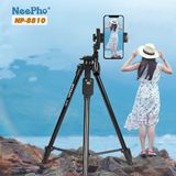  Tripod - Chân đế điện thoại, chân đế máy ảnh NeePho NP-8810, khung nhôm cao cấp ,Kèm kẹp điện thoại + Remote -dc5003 