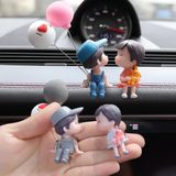  Đồ trang trí hoạ tiết cặp đôi hoạt hình dễ thương phụ kiện trang trí nội thất cho xe hơi - dc5156 
