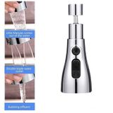  Đầu nối vòi rửa chén bát đa năng chống bắn xả 3 chế độ tiện lợi xoay 360 độ 