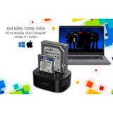  Đế cắm ổ cứng Orico 6228US3 - DOCKING ORICO 6228US3 -C Chính Hãng 100%- Bảo Hành 12 Tháng 