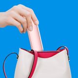  Quạt mini cầm tay đa năng kèm pin sạc dự phòng tiện dụng , Quạt tích điện mini tiện lợi HZ001 pin 1200mAh -dc4772 