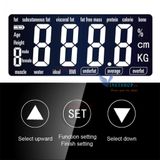  Cân Điện Tử PhânTích Lượng Mỡ Thừa CơThể,Kiểm soát cân nặng,Chế độ ăn -dc3569 