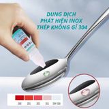  Dung dịch thử inox 201, 304, 202, 301 chính xác nhanh chóng, giúp kiểm tra  thử inox  tiện lợi dễ dàng 