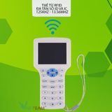  Máy sao chép thẻ từ cầm tay hỗ trợ copy 2 loại thẻ Proxy và Mifare, copy thẻ 125 Khz (T5577) và 13.56 Mhz 