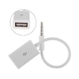  USB chuyển đổi rắc 3.5 thành audio màu trắng - dc2615 