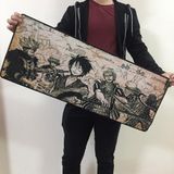  Lót chuột cỡ lớn dành cho game thủ 70x30 cm - mẫu luffy không màu -dc4104 