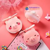  GƯƠNG CON HEO/GẤU CÓ ĐÈN QUẠT -dc3747 