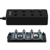  Hub chia 4 cổng USB 3.0 có công tắc Orico W9PH4 -DC681 