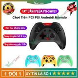  PG-SW023A IPEGA Bộ Điều Khiển Trò Chơi Bluetooth -Tay Cầm Chơi Game Sáu Trục Rung Không Dây Cho N-S/P3/Android/PC-DC4428 