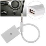  USB chuyển đổi rắc 3.5 thành audio màu trắng - dc2615 