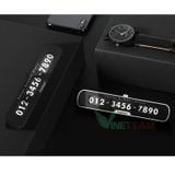  Thẻ dán số điện thoại trong ô tô Chính hãng Earldom EH46 -DC3251 