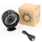  Quạt ÔTô mini để xe - Quạt Gắn Taplo ,Cửa Gió Điều Hòa Xe Hơi kèm đèn led giúp tiết kiệm nhiên liệu 