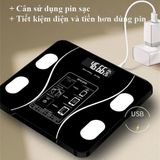 Cân Điện Tử Sức Khoẻ Kết Nối Bluetooth Đo Chỉ Số Sức Khỏe Kiểm Soát Ăn Uống, Hoạt Động Thể Thao thông minh -DC4319 