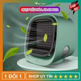  Quạt Điều Hòa Hơi Nước Mini - Điều Hòa Không Khí Để Bàn Làm Việc - Siêu Mát Có led Air Cooler -Mẫu mới nhất 2020 -dc4166 