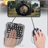  Bàn phím bán cơ 1 tay chơi game C91 không led chơi game mobi Freefire, CF, liên quân,...siêu xịn -dc4724 