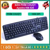  Bộ bàn phím chuột văn phòng Apedra KM-520 -DC3231 