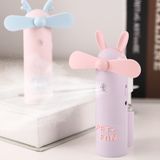 Quạt mini cầm tay dễ thương,Quạt sạc điện cầm tay có phun sương -dc4004 