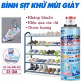  Chai Xịt khử mùi cho giày và tất, công nghệ nano bạc Khử mùi hiệu quả, diệt khuẩn 260ml 