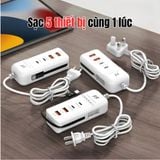  Bộ Sạc Nhanh 66W Đa Năng 5 Trong 1 Tự Động Ngắt Bảo Vệ Thiết Bị, Sạc 5 Thiết Bị 