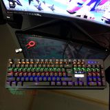  Bàn phím cơ gaming Bosston MK912 /MK912A✔ /Red, Blue switch ✔Led  Rainbow 09 chế độ led - BH 3tháng 