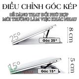  Đế tản nhiệt laptop gấp gọn - Giá đỡ tản nhiệt laptop vô hình, cho máy tính xách tay,ipad  -dc3675 