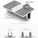  Giá đỡ kiêm đế dựng đứng Laptop Macbok máy tính bảng Ip Surface bằng nhôm nguyên khối 1 ngăn - laptop -dc4853 