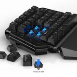  GameSir Z2 Bàn Phím Cơ 1 tay kiêm battledock | Hỗ Trợ Android/ IOS Chơi Game Pubg, Fortnite trên điện thoại...-dc3930 