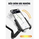  Giá đỡ điện thoại trên xe máy 03-H2 Bằng Kim loại Chắc Chắn, Dễ Lắp Đặt, Chống Cướp Giật Xoay 360 độ 