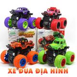  Xe ô tô, xe địa hình đồ chơi quán tính, bánh đà cho bé nhiều màu sắc chất liệu nhựa an toàn 