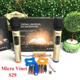  Bộ 2 micro karaoke không dây Zansong S28 kết nối UHF cho loa kéo - Hỗ trợ các thiết bị có jack cắm 3.5mm và 6.5mm 