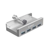  Bộ chia hub 4 cổng USB 3.0 dạng kẹp vỏ nhôm Orico MH4PU / MH2ACU3 