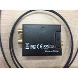  Bộ chuyển đổi Optical Audio to RCA Audio - Digital to Analog Audio R/L Kèm dây quang -DC633 